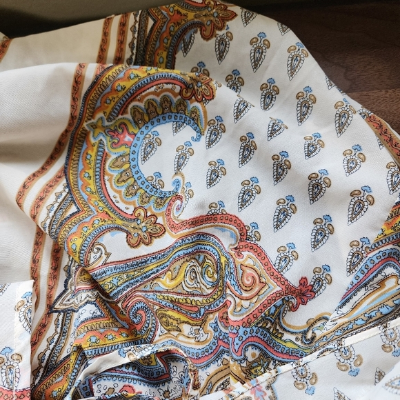 Umgee Paisley Bohemian Longline Duster Kimono - Picture 7 of 7